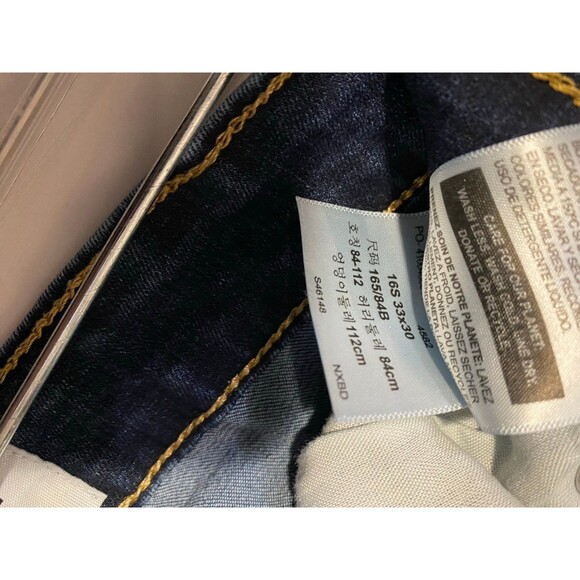 Denizen from Levi's Mid Rise Bootcut Jeans Women's 16S 33x30 Dark Wash Stretch - Picture 10 of 10